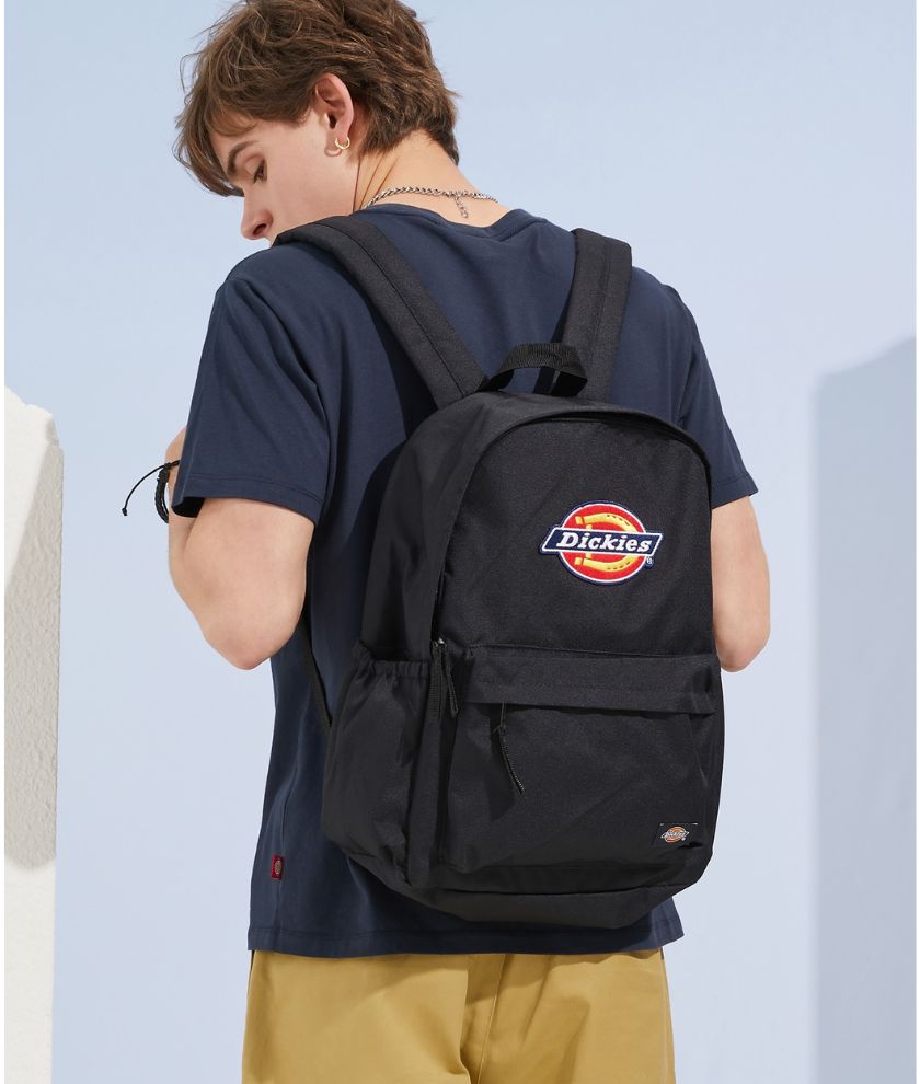 Polyster Brand Logo Badge Backpack