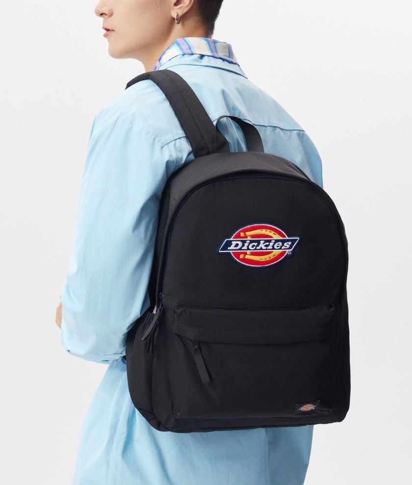 Polyster Brand Logo Badge Backpack