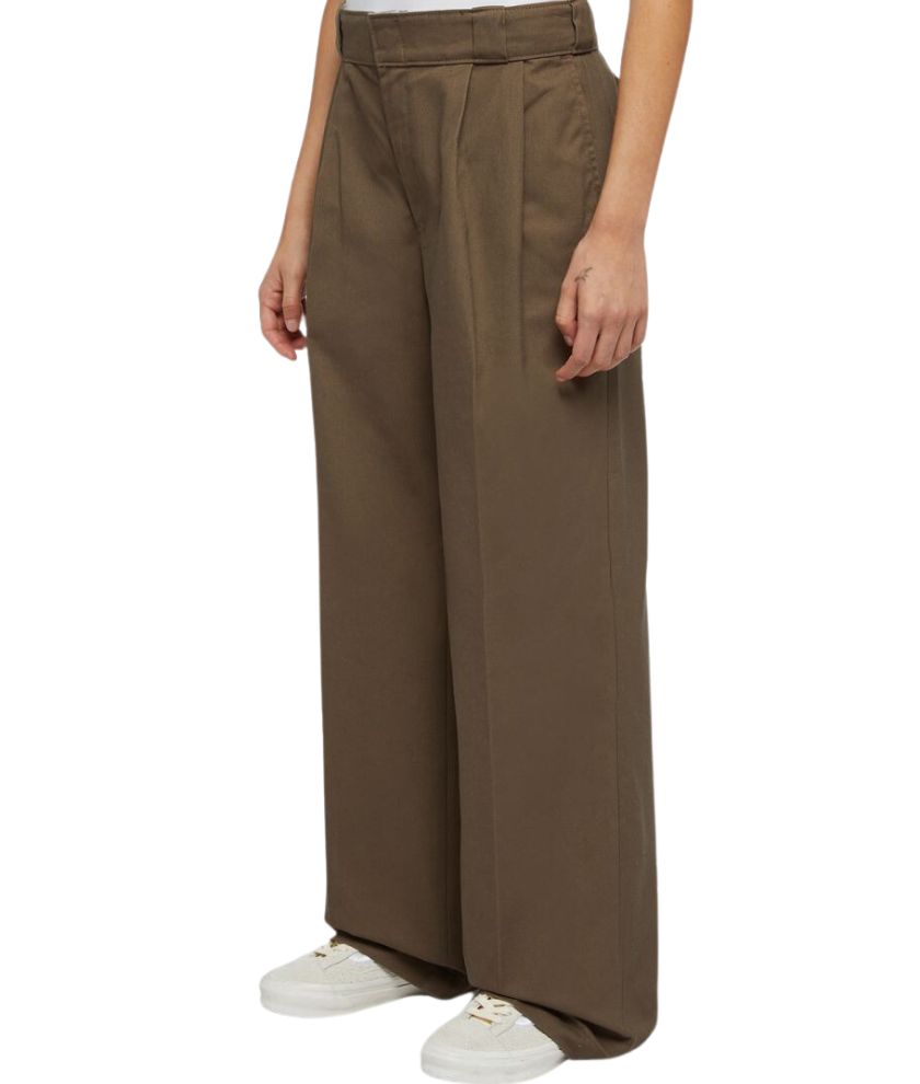 Women Double Pleated Pants